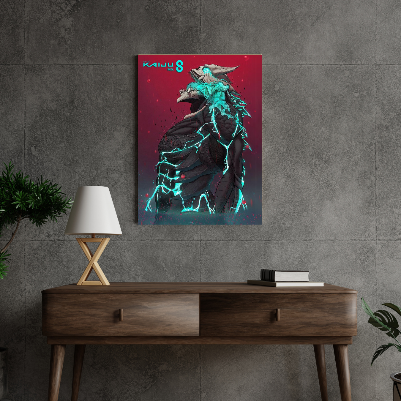 Unleash the Beast with Kaiju No. 8 - Kafka Hibino Metal Poster