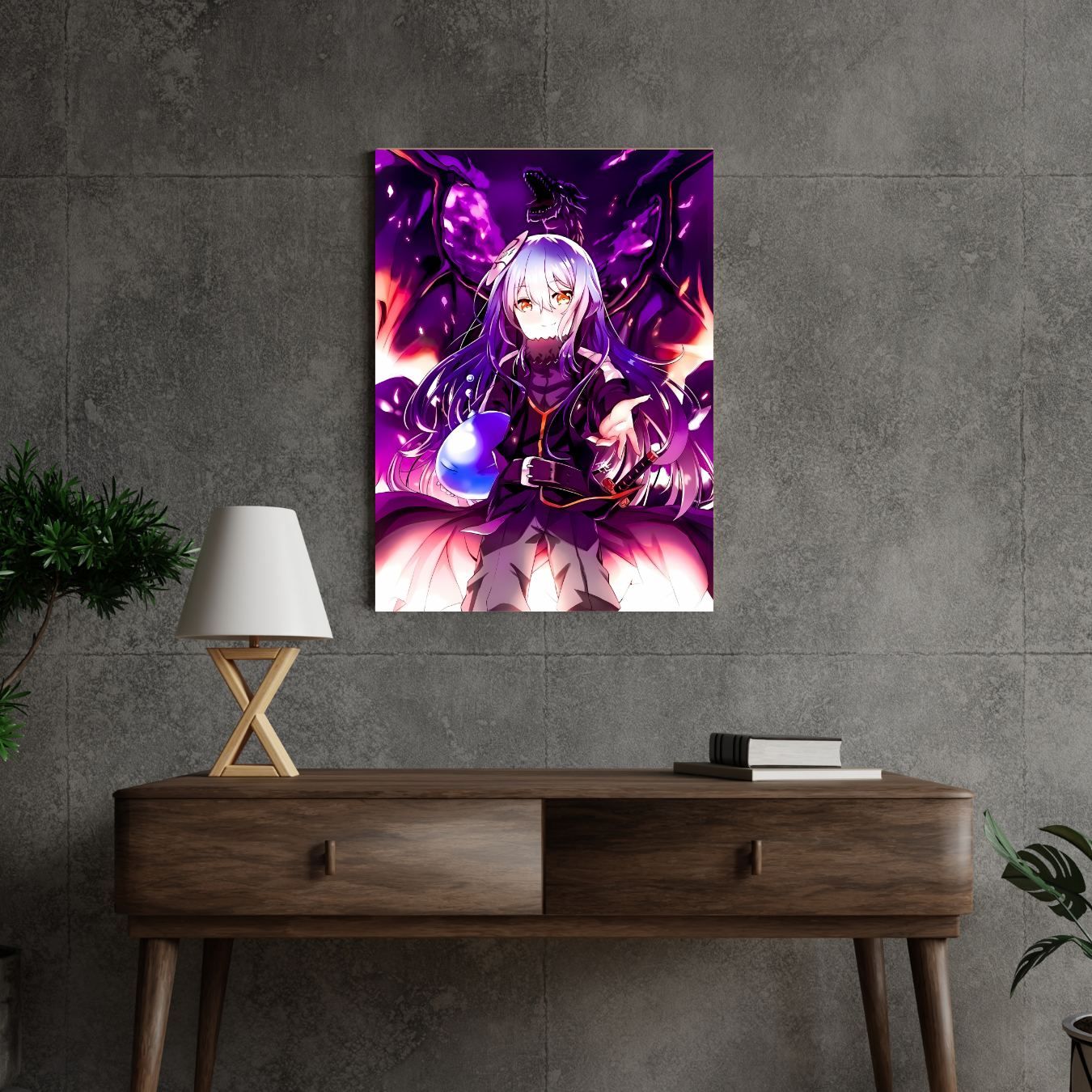 Dive into Adventure with Rimuru - That Time I Got Reincarnated as a Slime -  Metal Poster