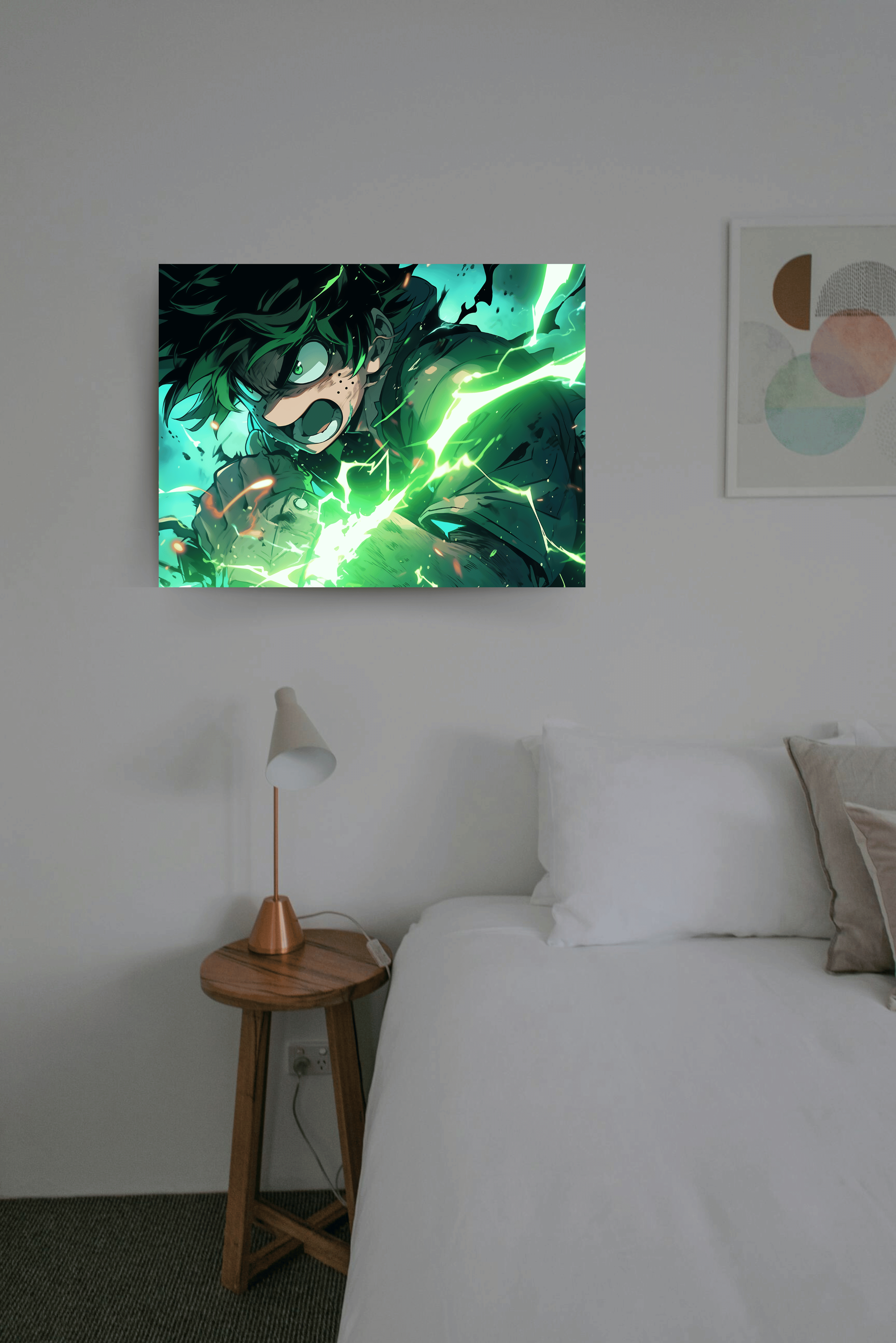 Elevate Your Space with Izuku Midoriya - My Hero Academia Metal Poster