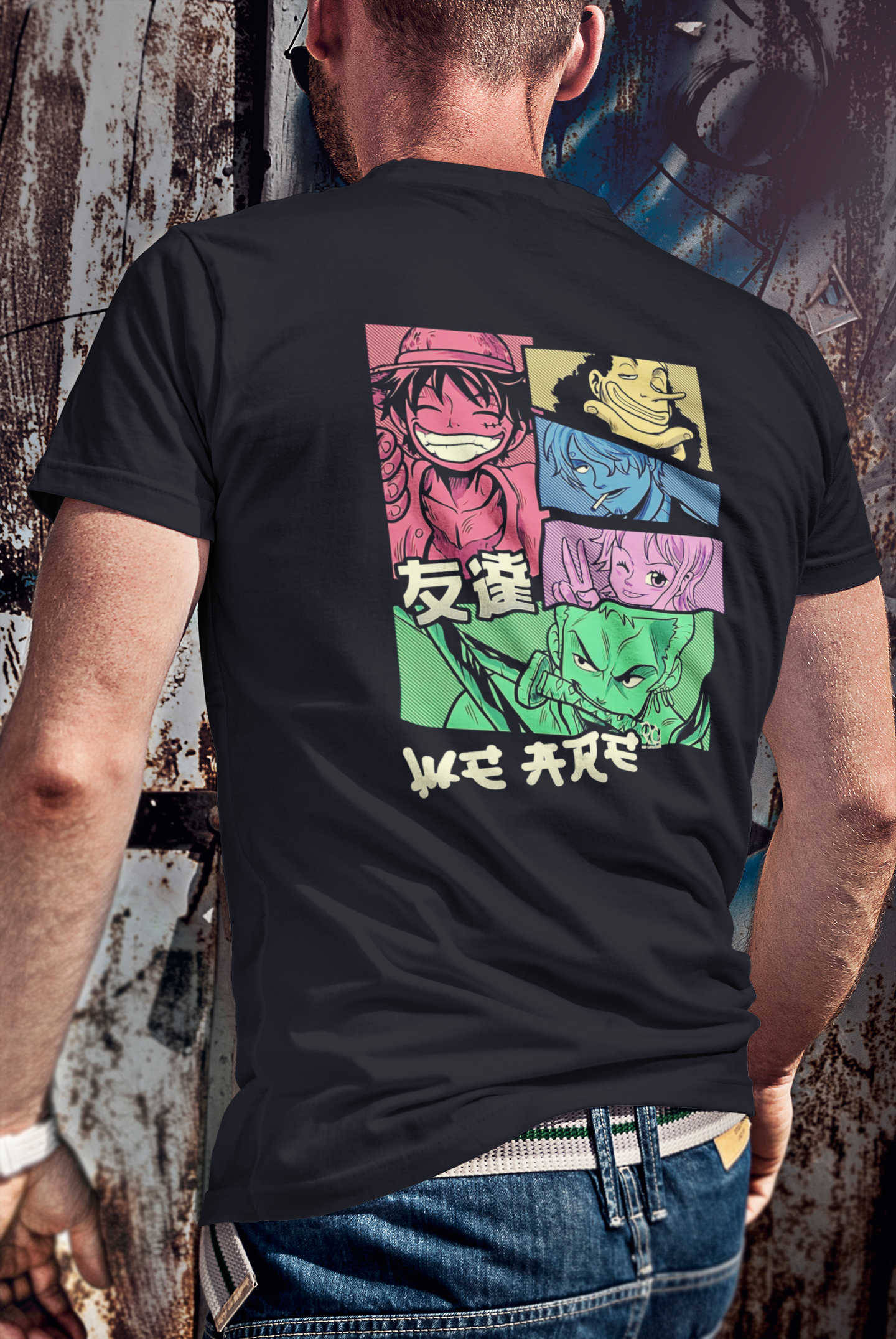 Anime T-Shirt: Featuring One Piece Back Print