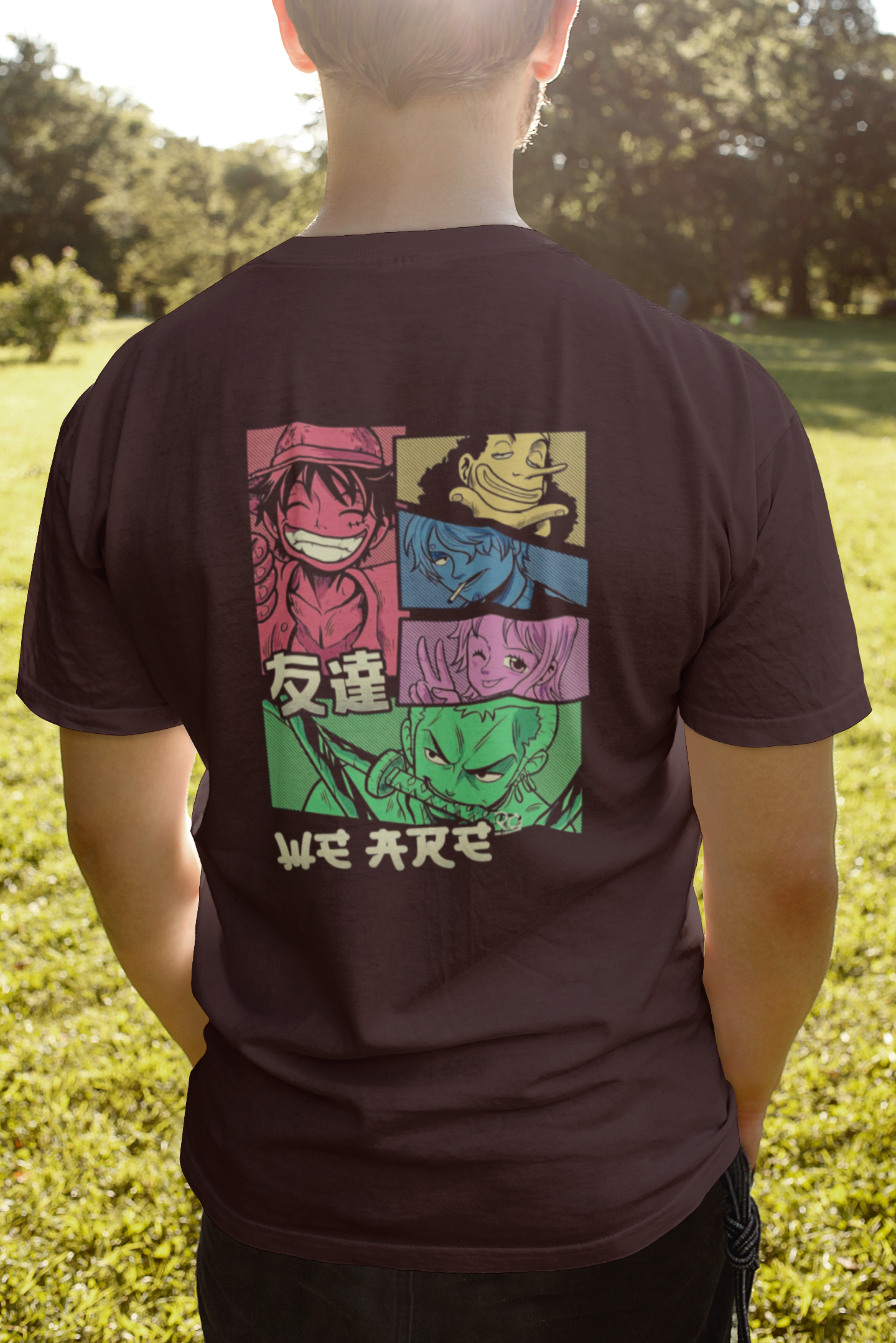 Anime T-Shirt: Featuring One Piece Back Print